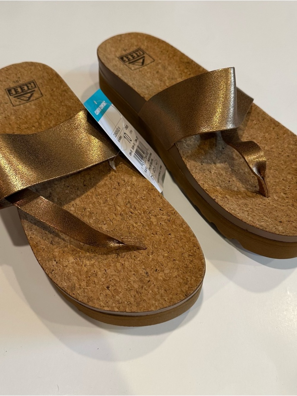 Reef Women’s Cork Slide Sandals in Rose Gold - Picture 4 of 6